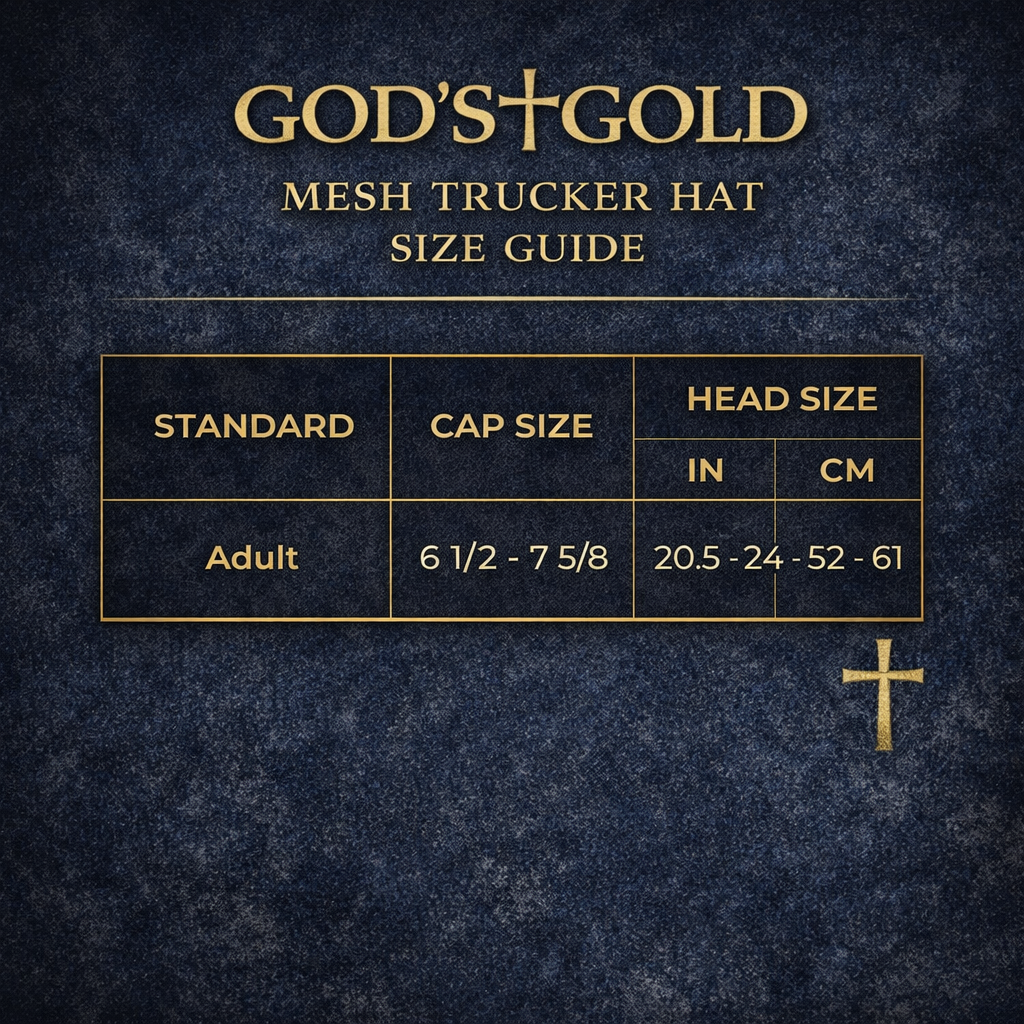 God's Gold Neon Orange Trucker Hat
