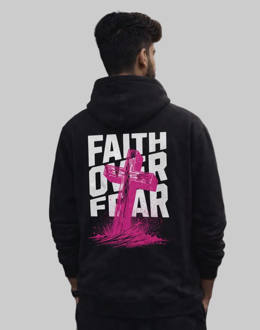 Faith Over Fear Heavyweight Pullover Hoodie