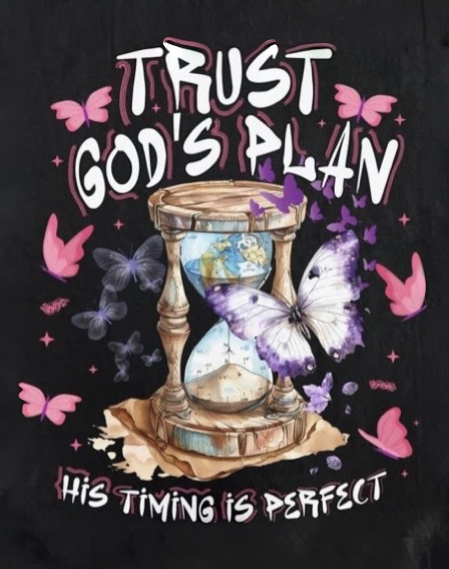 Trust God’s Plan, His Timing Is Perfect Crewneck