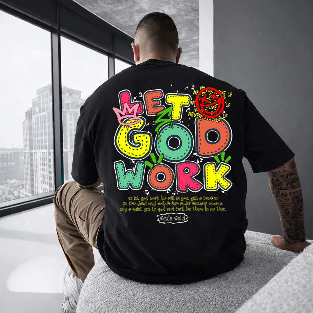 Let God Work Premium T-Shirt