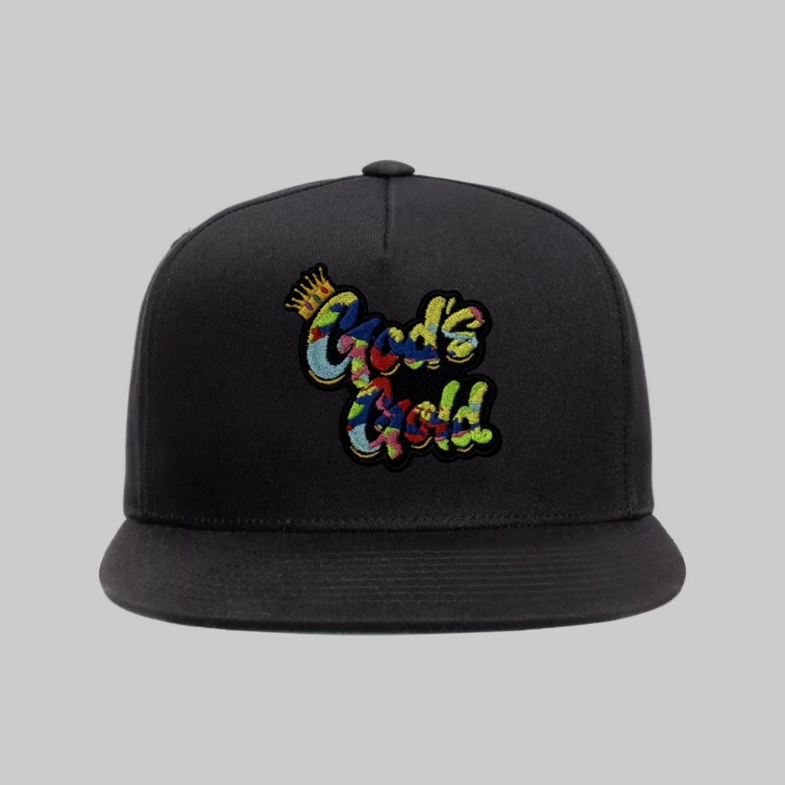 God’s Gold Multicolor Embroidered Snapback Hat
