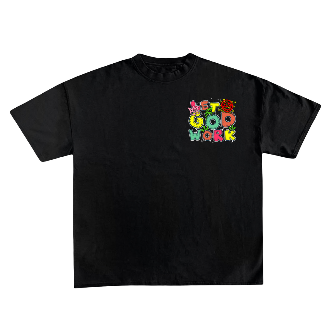 Let God Work Premium Tee + God’s Gold Embroidered Hat Bundle
