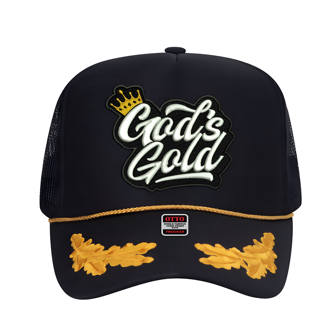 God's Gold High Crown Trucker Hat