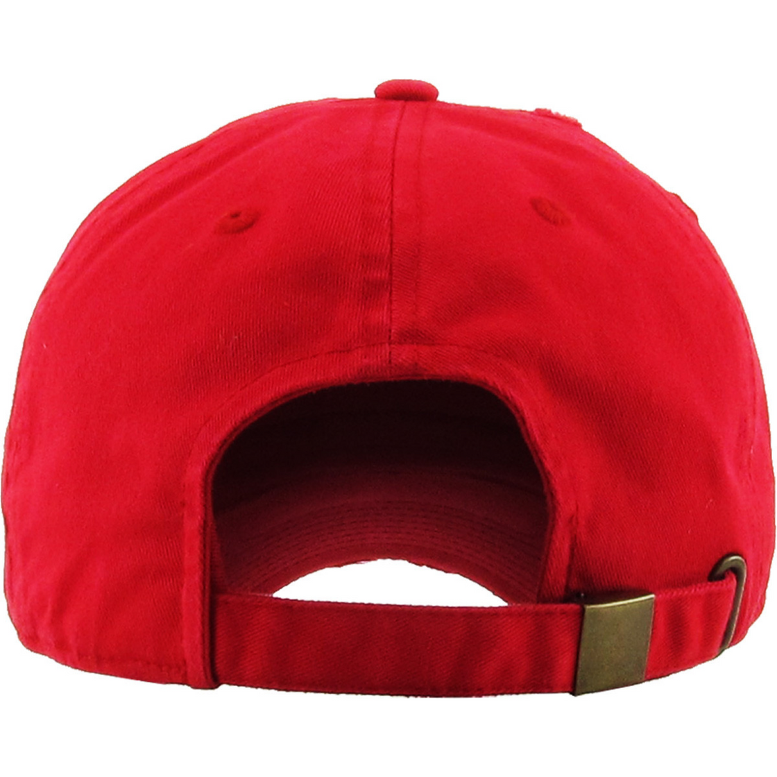 Vintage Distressed God's Gold Red Dad Hat