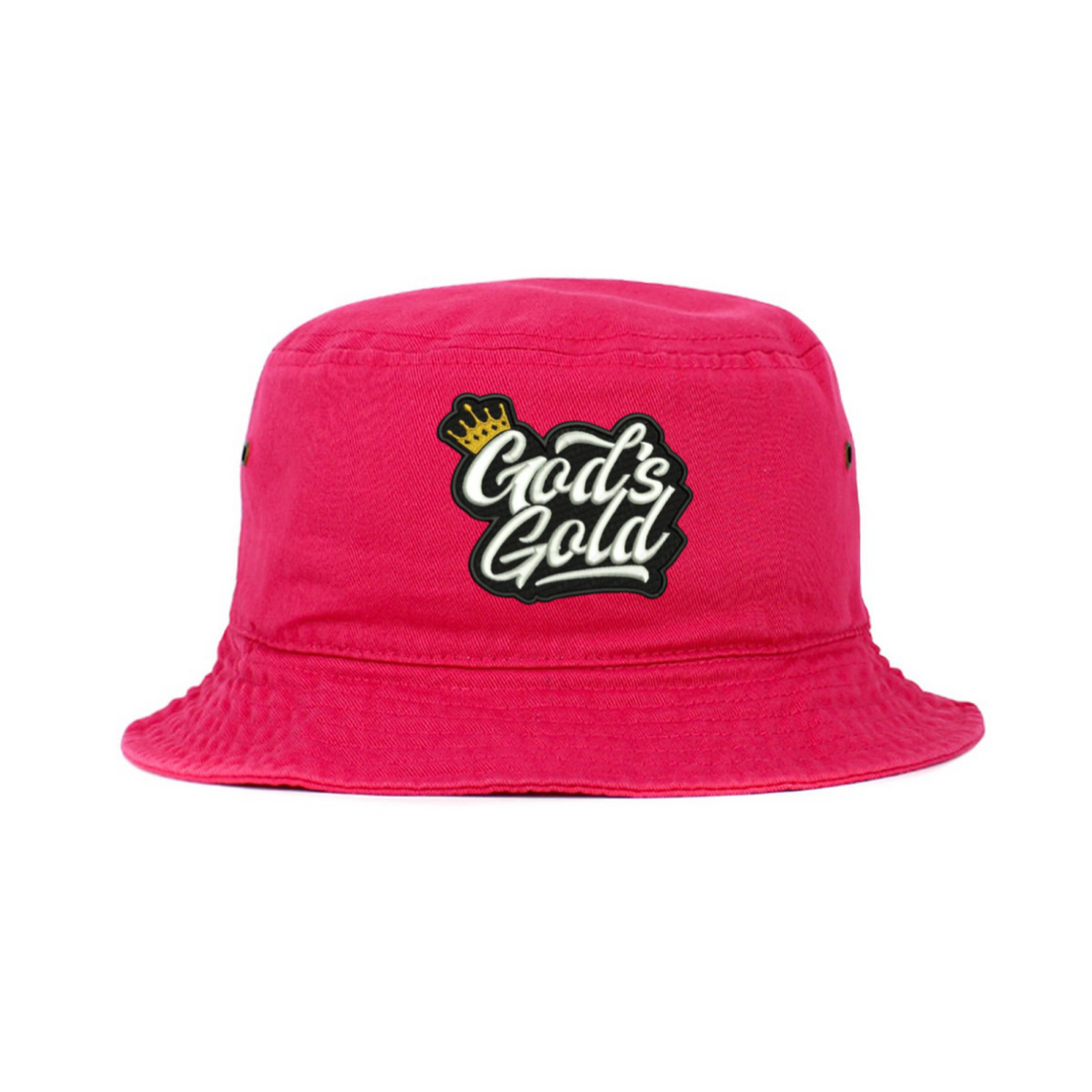 Bucket God's Gold Hot Pink Bucket Hat