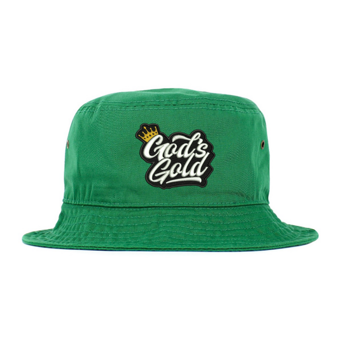 Bucket God's Gold Green Bucket Hat