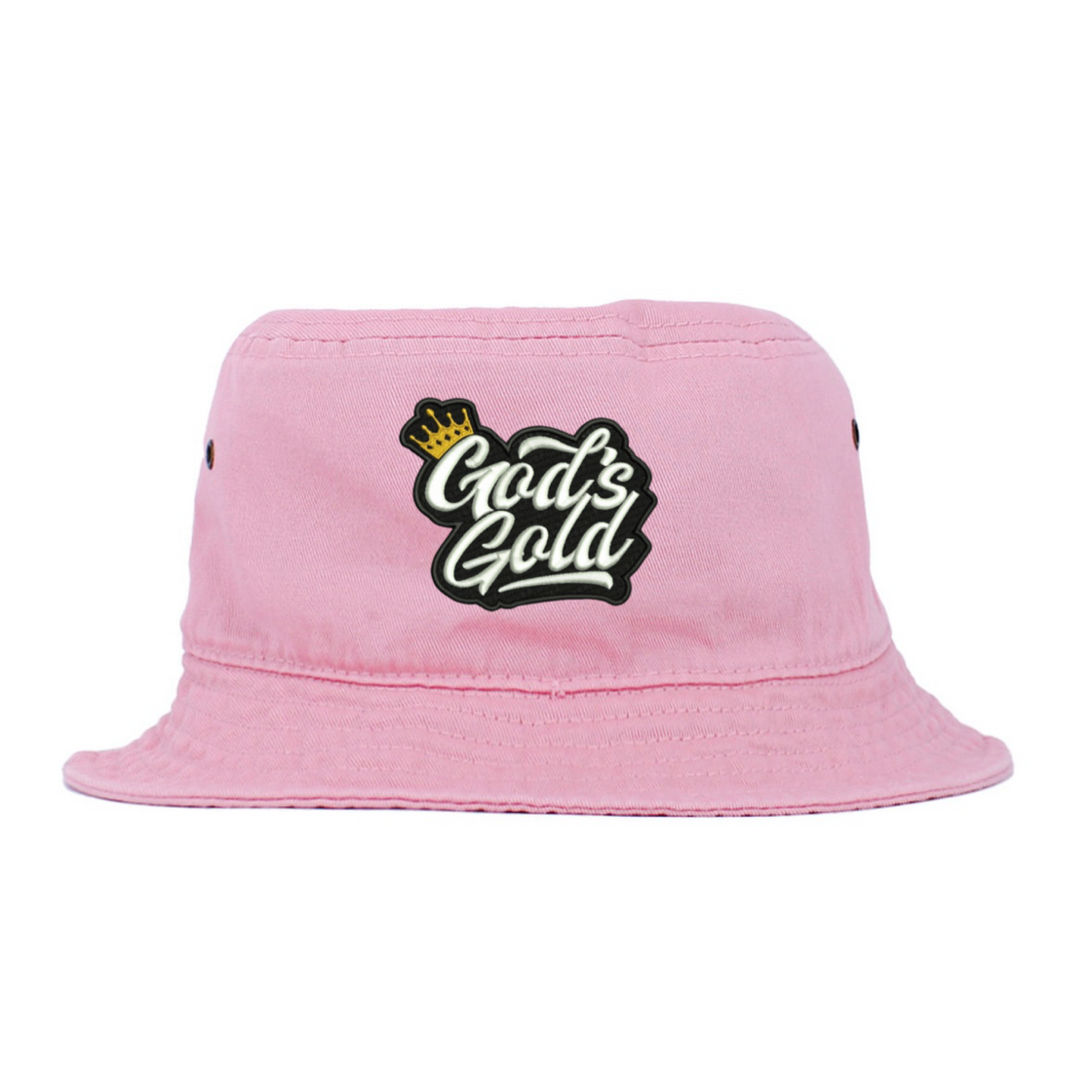 Bucket God's Gold Pink Bucket Hat