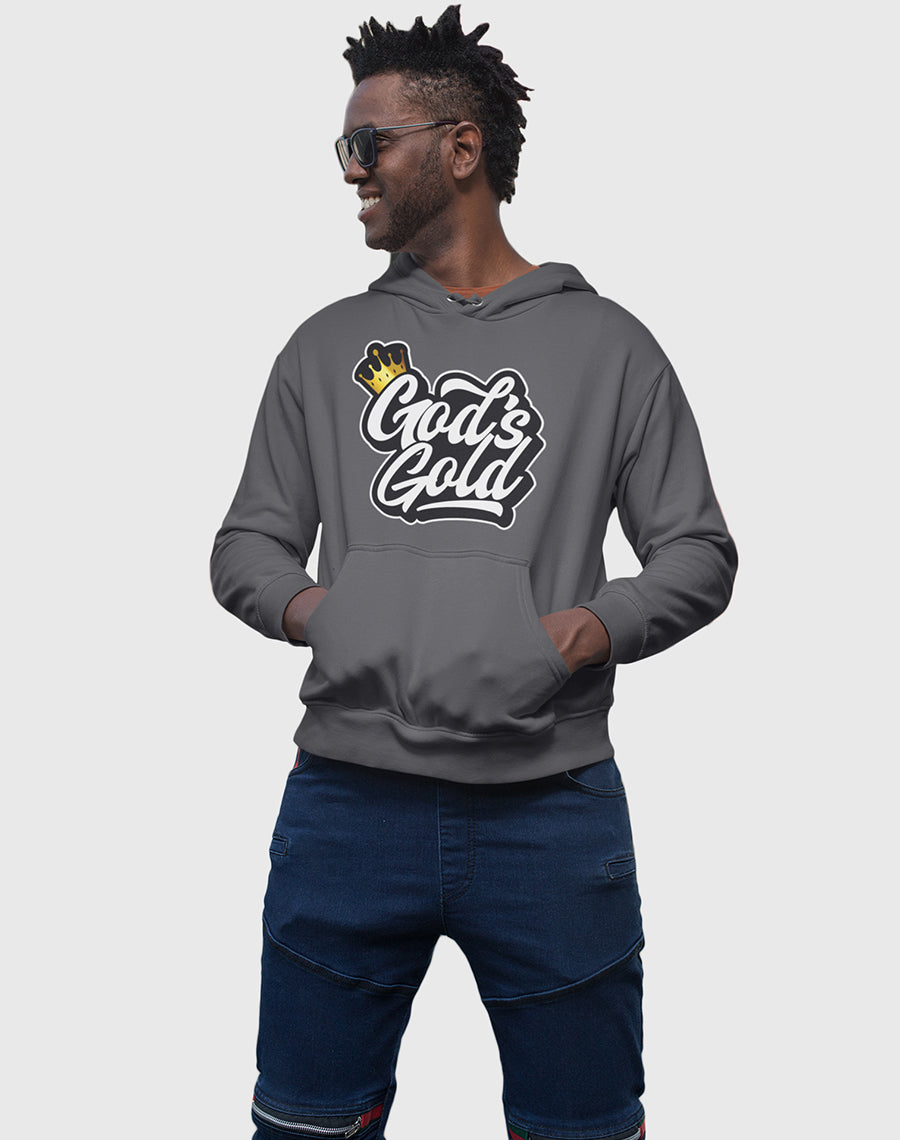 God's Gold Grey Hoodie