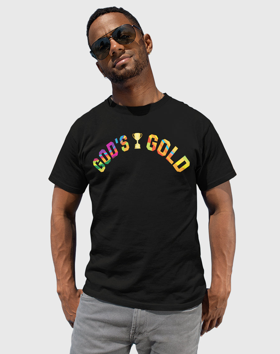 God's Gold Trophy Black T-Shirt