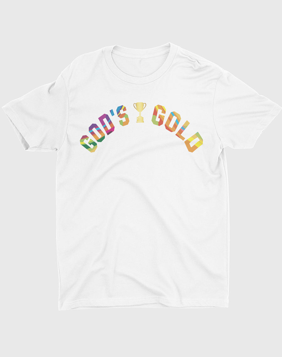 God's Gold Trophy White T-Shirt