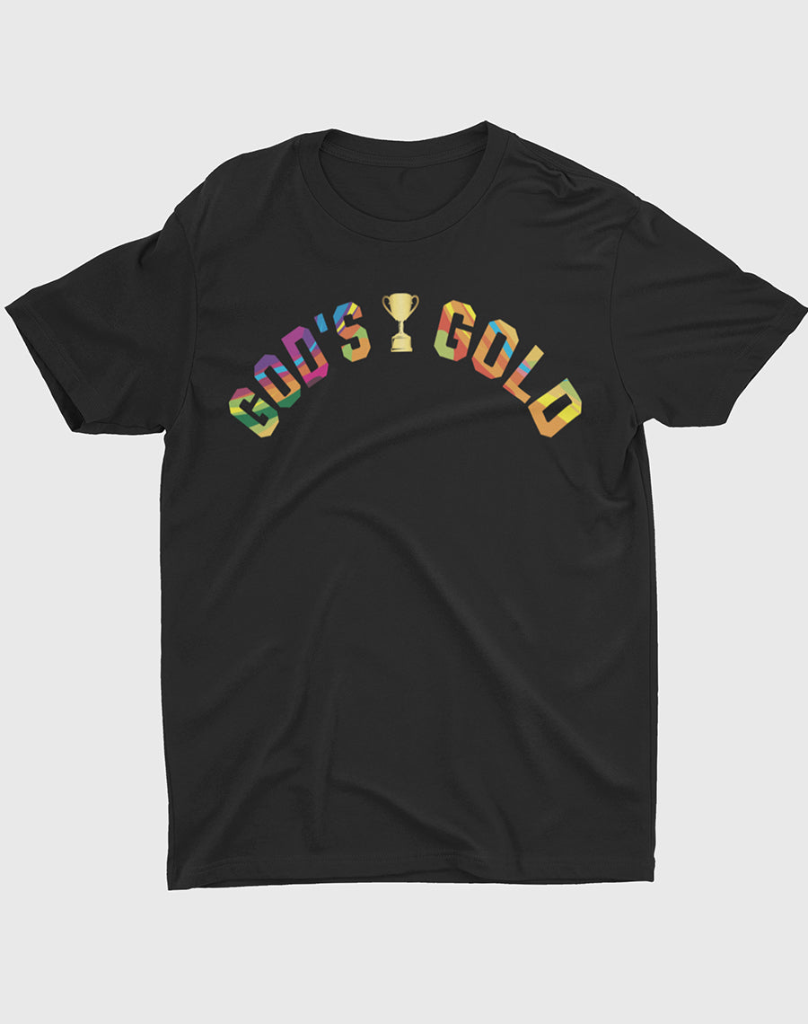 God's Gold Trophy Black T-Shirt