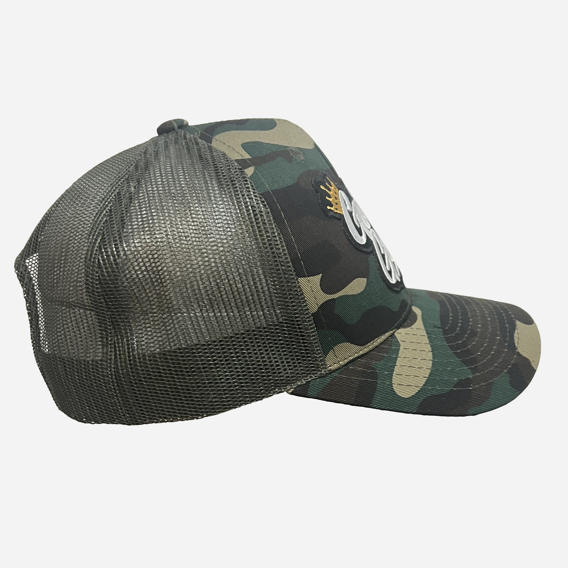God’s Gold Classic Embroidered Trucker Hat | Camo